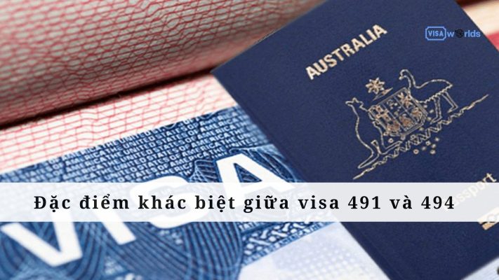 Đặc điểm khác biệt giữa visa 491 và 494