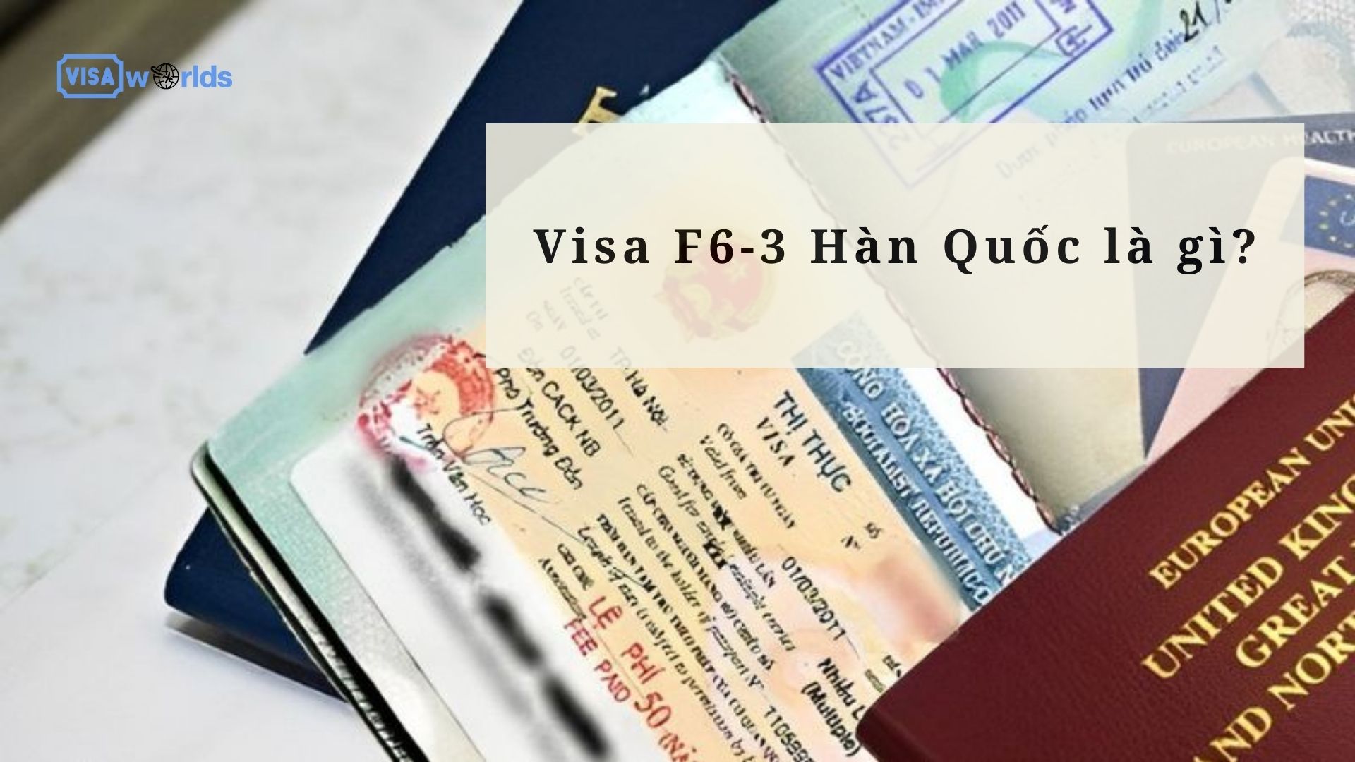 Visa F6-3 Hàn Quốc là gì