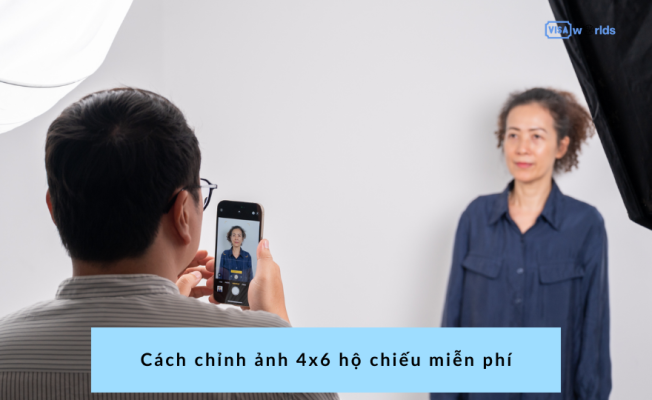 Cách chỉnh ảnh 4x6 hộ chiếu miễn phí