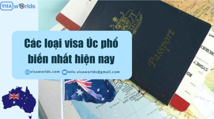 Các loại visa Úc phổ biến nhất hiện nay