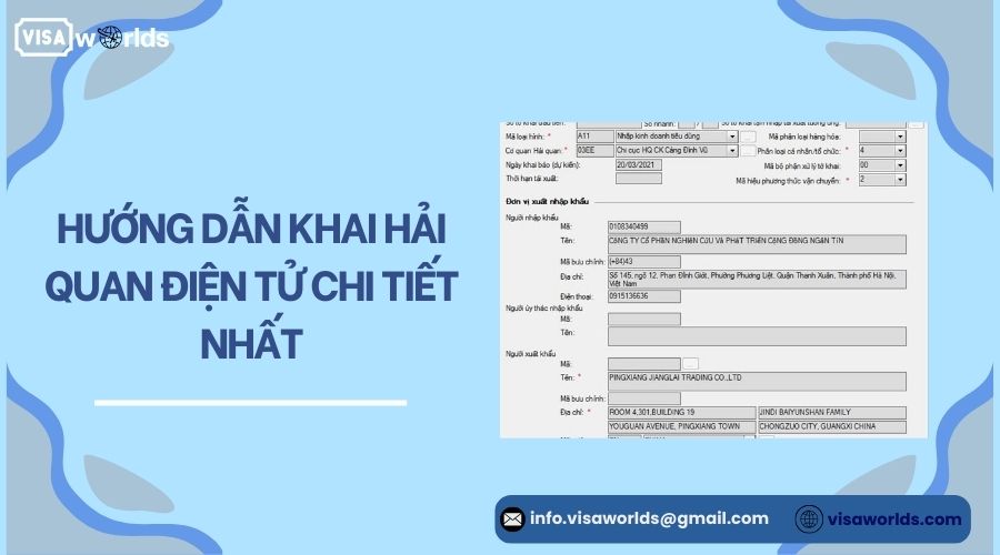 Hướng dẫn khai hải quan điện tử chi tiết nhất