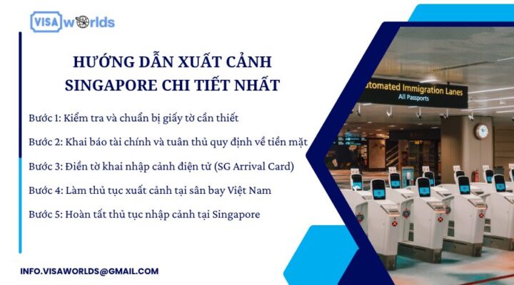 Hướng dẫn xuất cảnh Singapore chi tiết nhất