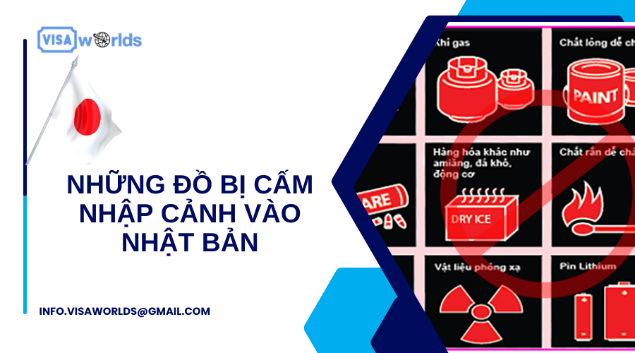Những đồ bị cấm nhập cảnh vào Nhật Bản