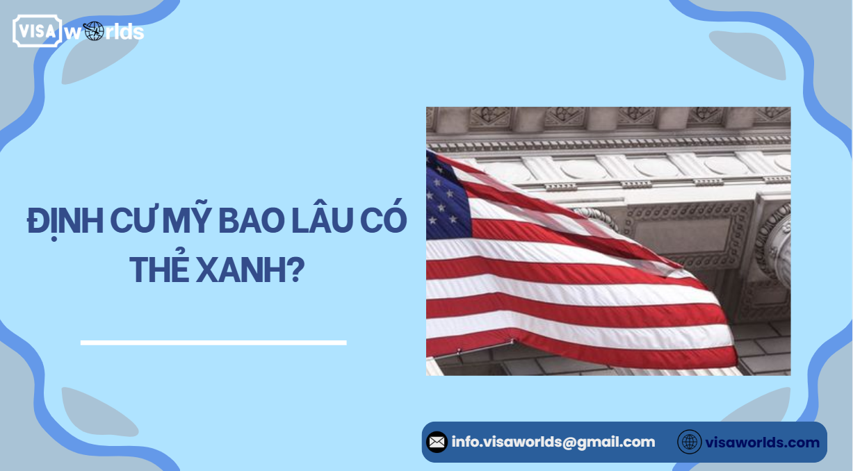 Định cư Mỹ bao lâu có thẻ xanh?