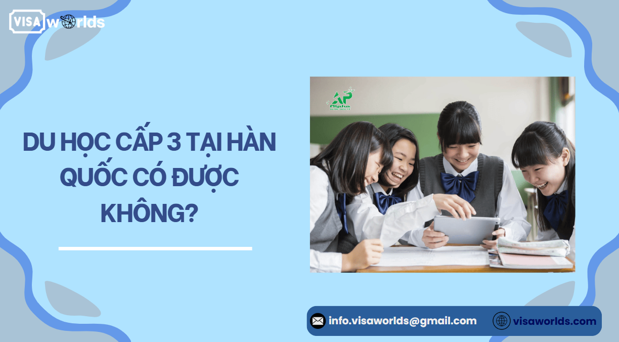 Du học cấp 3 tại Hàn Quốc có được không?