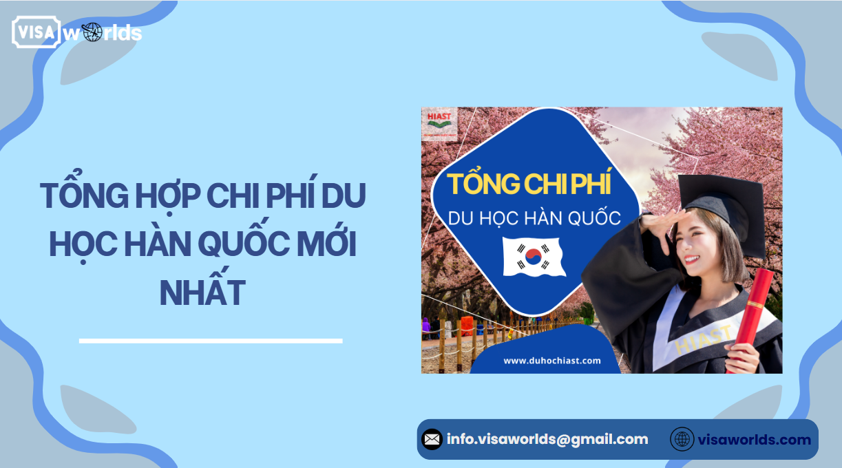 Tổng hợp chi phí du học Hàn Quốc mới nhất