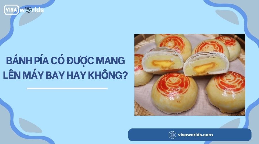 Bánh Pía cso được mang lên máy bay hay không?